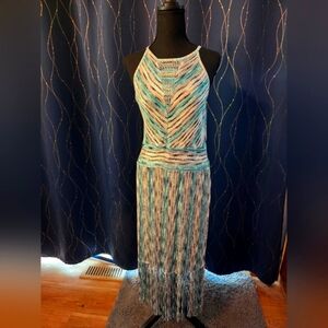 INC International Concepts Textured Knit Halter Dress